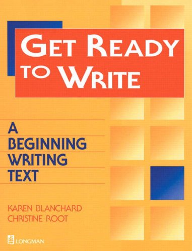 Book Get Ready to Write: A Beginning Writing Text free