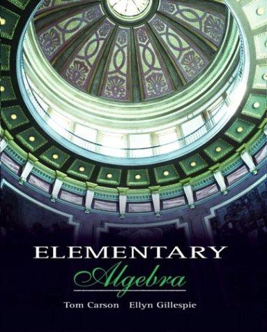 Book Elementary Algebra free