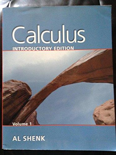 Book Calculus, Introductory Edition, Volume 1 free