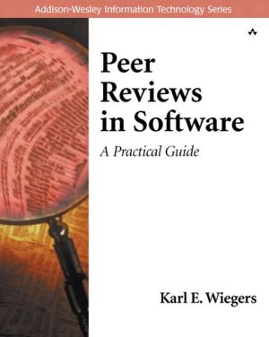 Book Peer Reviews in Software: A Practical Guide free