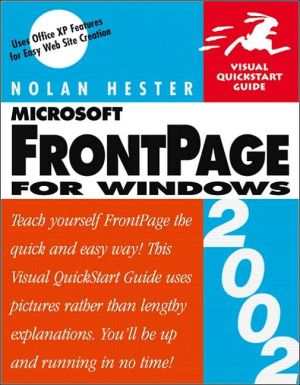Book FrontPage 2002 for Windows (Visual QuickStart Guide) free