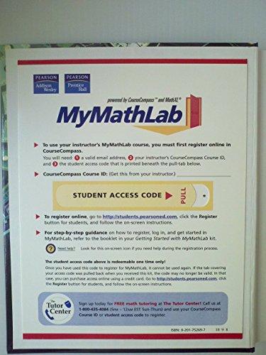 Book MyMathLab/MyStatLab Student Access Card free