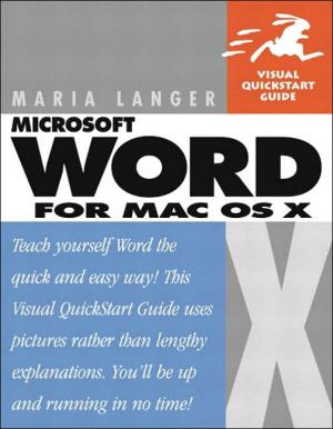 Book Word for Mac OS X free