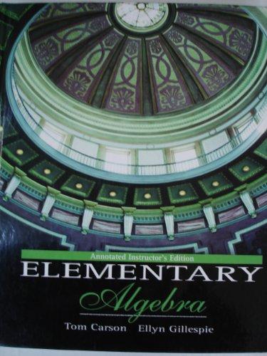 Book Elementary Algebra free