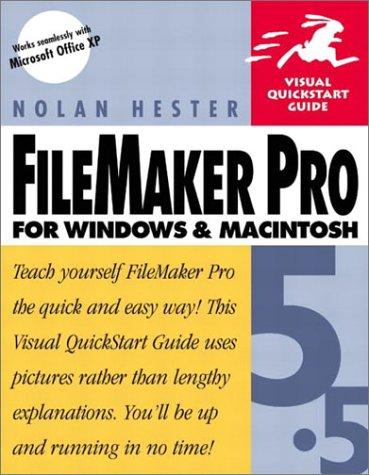Book FileMaker Pro 5.5 for Windows & Macintosh (Visual QuickStart Guide) free
