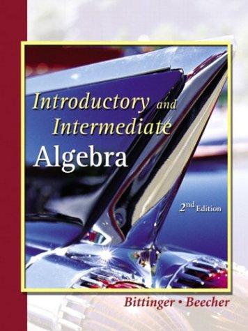 Book Introductory and Intermediate Algebra: A Combined Approach, Second Edition free