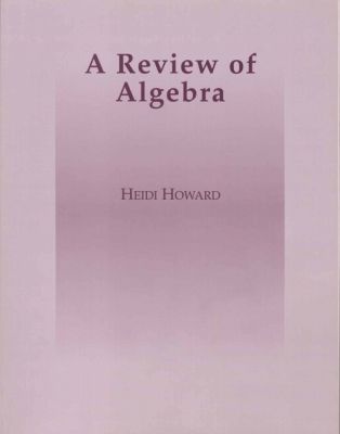 Book A Review of Algebra free