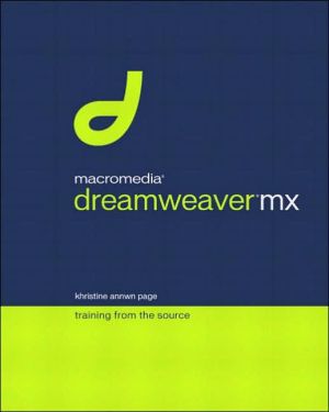 Book Macromedia Dreamweaver MX: Training from the Source free