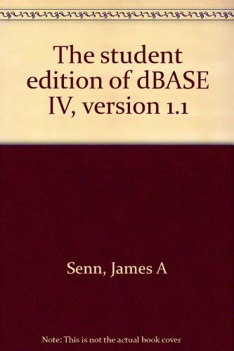 Book dBASE IV, version 1.1 (Student Edition) free