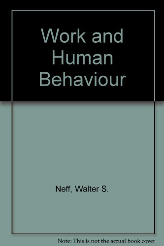 Book Work and Human Behavior free