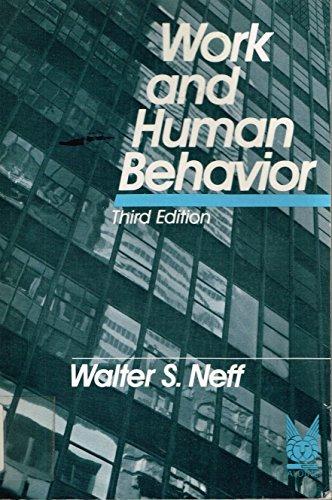 Book Work And Human Behavior free
