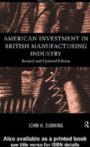 Book American Investment In British Manufacturing Industry free