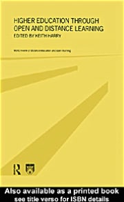 Book Higher Education Through Open And Distance Learning free