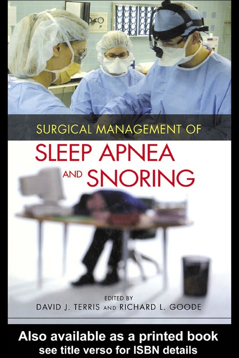 Book Surgical Management of Sleep Apnea and Snoring free