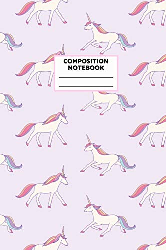 Book Composition Notebook: Wide Ruled Paper Notebook Journal - Cute Unicorn Blank Lined Workbook for Teens Kids Students Girls for Home School College for Writing Notes free