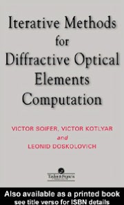 Book Interactive Methods For Diffractive Optical Elements Computation free