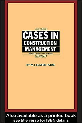 Book Cases In Construction Management free