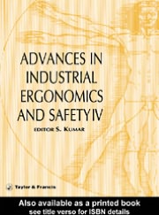 Book Advances In Industrial Ergonomics And Safety IV free