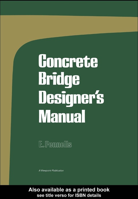 Book Concrete Bridge Designer's Manual free