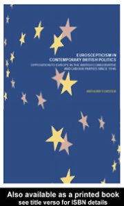 Book Euroscepticism In Contemporary British Politics free