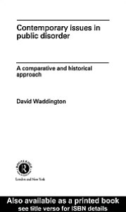 Book Contemporary Issues In Public Disorder free