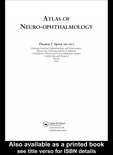 Book Atlas of Neuro-ophthalmology free
