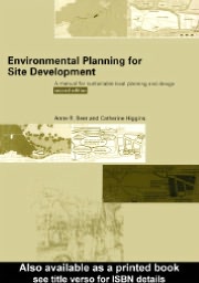 Book Environmental Planning For Site Development free