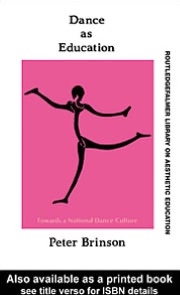 Book Dance As Education free