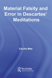 Book Material Falsity And Error In Descartes' Meditations free