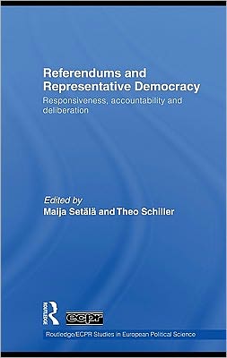 Book Referendums And Representative Democracy: Responsiveness, Accountability And Deliberation free