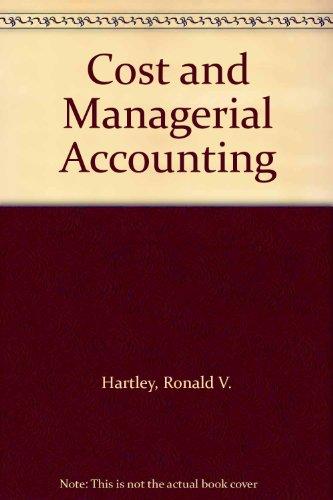 Book Cost and Managerial Accounting free