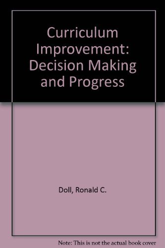 Book Curriculum Improvement: Decision Making and Process free