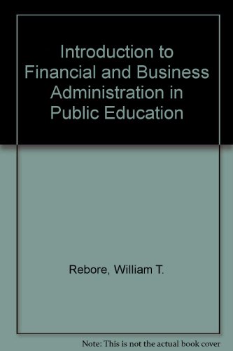 Book Introduction to Financial and Business Administration in Public Education free