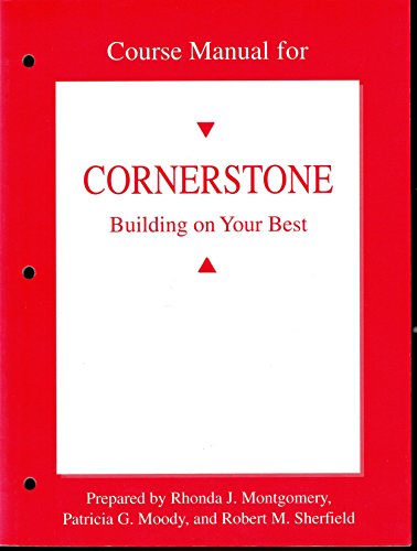 Book Cornerstone : Building On Your Best: Course Manual free