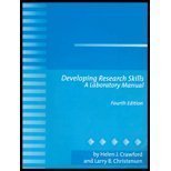 Book Developing Research Skills: A Laboratory Manual free