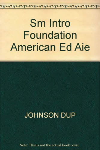 Book Introduction to The Foundation American Education free