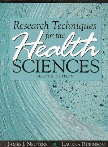 Book Research Techniques for the Health Sciences free