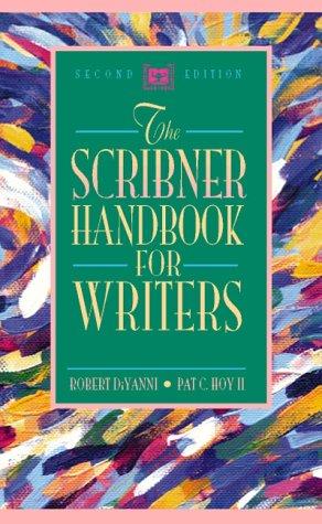 Book Scribner Handbook for Writers, The free