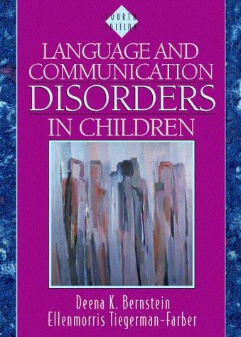 Book Language and Communication Disorders in Children free