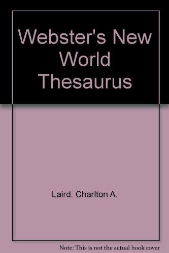 Book Webster's New World Thesaurus free