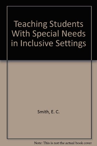 Book Teaching Students With Special Needs In Inclusive Settings free