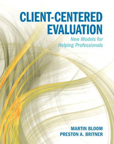 Book Client-Centered Evaluation: New Models for Helping Professionals (2-downloads) free