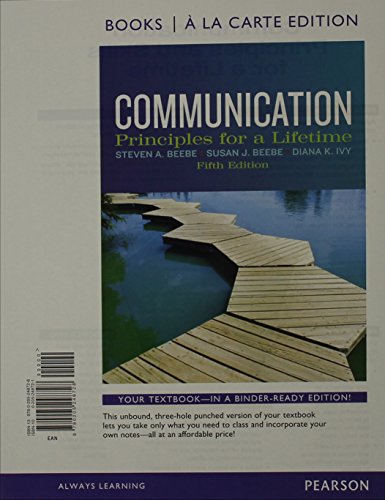 Book Communication: Principles for a Lifetime, Books a la Carte Edition (5th Edition) free