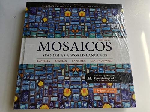 Book Mosaicos: Spanish As a World Language (6th Edition) Annotated Instructor's Edition free