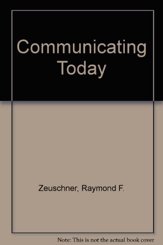 Book Communicating Today free