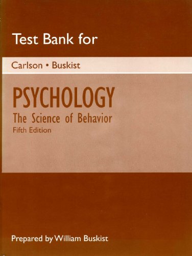 Book Psychology:Science Behavior T/B Sup free