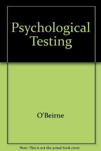 Book Psychological Testing free
