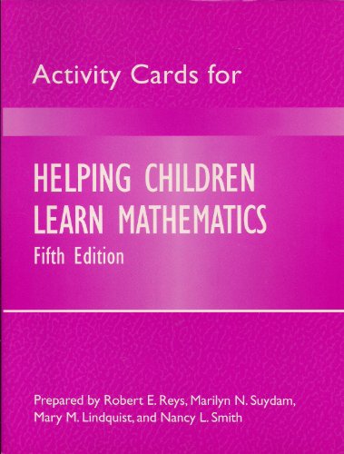 Book Activity Cards For Helping Children Learn Mathematics. free