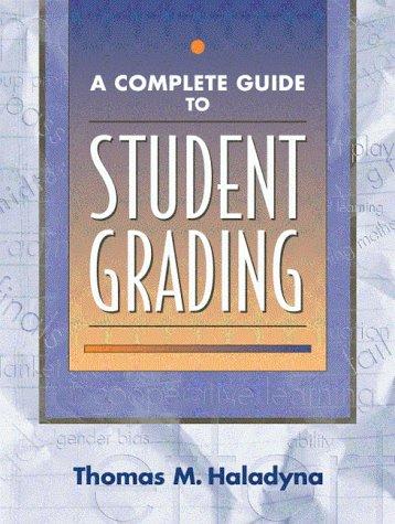 Book Complete Guide to Student Grading, A free