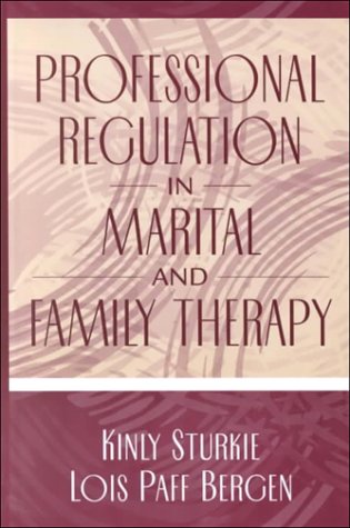 Book Professional Regulation in Marital and Family Therapy free